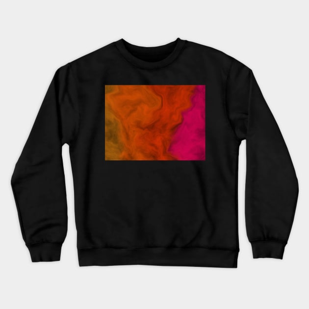 Orange/red/pink mix Crewneck Sweatshirt by tothemoons